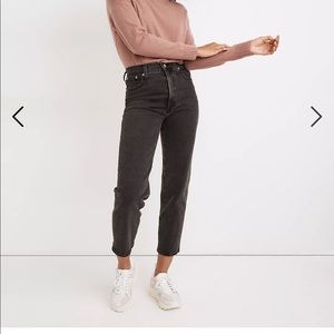 Madewell The Perfect Vintage Crop Jean Lunar Wash 29 TALL